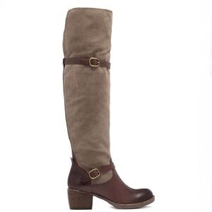 Lucky Brand over the knee leather boots